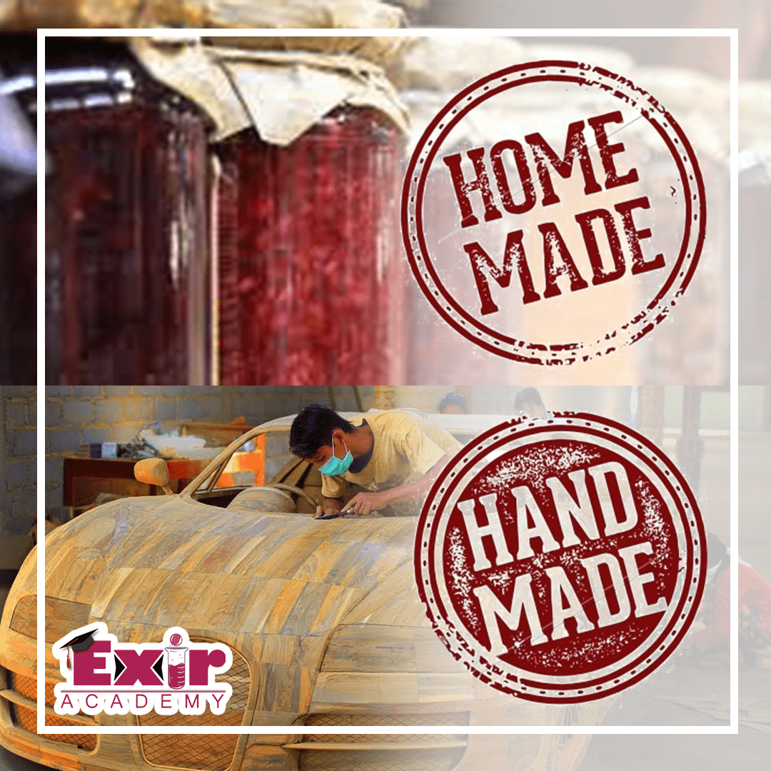 تفاوت homemade و handmade